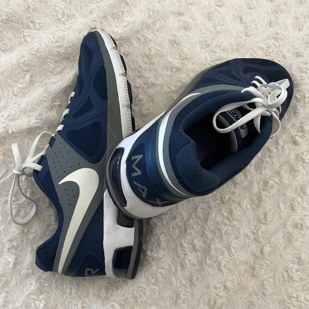 NIKE AIR MAX RUN LITE 5 in blue gray and white. Style 631263-401 Size 8.5 - Picture 6 of 10